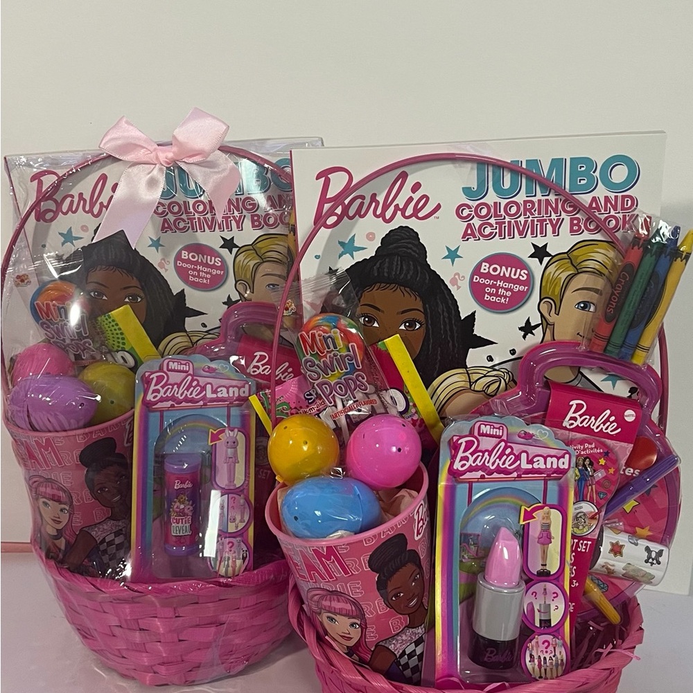 Barbie Pink Activity Basket Set